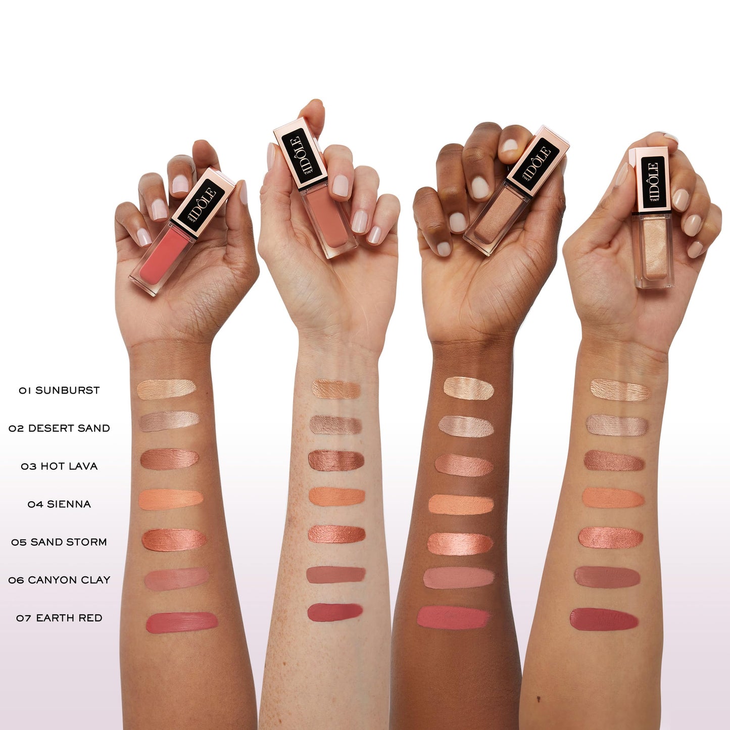 Lancôme Idôle Tint Long Wear Liquid Eyeliner & Eyeshadow - Multi-Use Eye Makeup in Matte & Shimmer Finishes - Buildable Color & Up to 16H of Wear - 02 Desert Sand: Neutral Bronze Shimmer