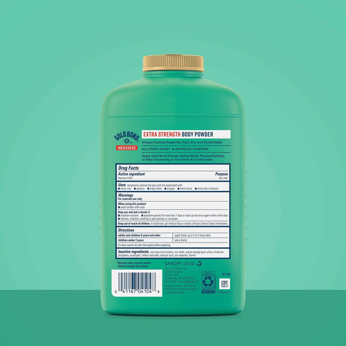 Gold Bond Men's Essentials Talc-Free Body Powder 10 oz Refresh 360 Scent & Medicated Talc-Free Extra Strength Body Powder 10 oz Cooling Itch Relief