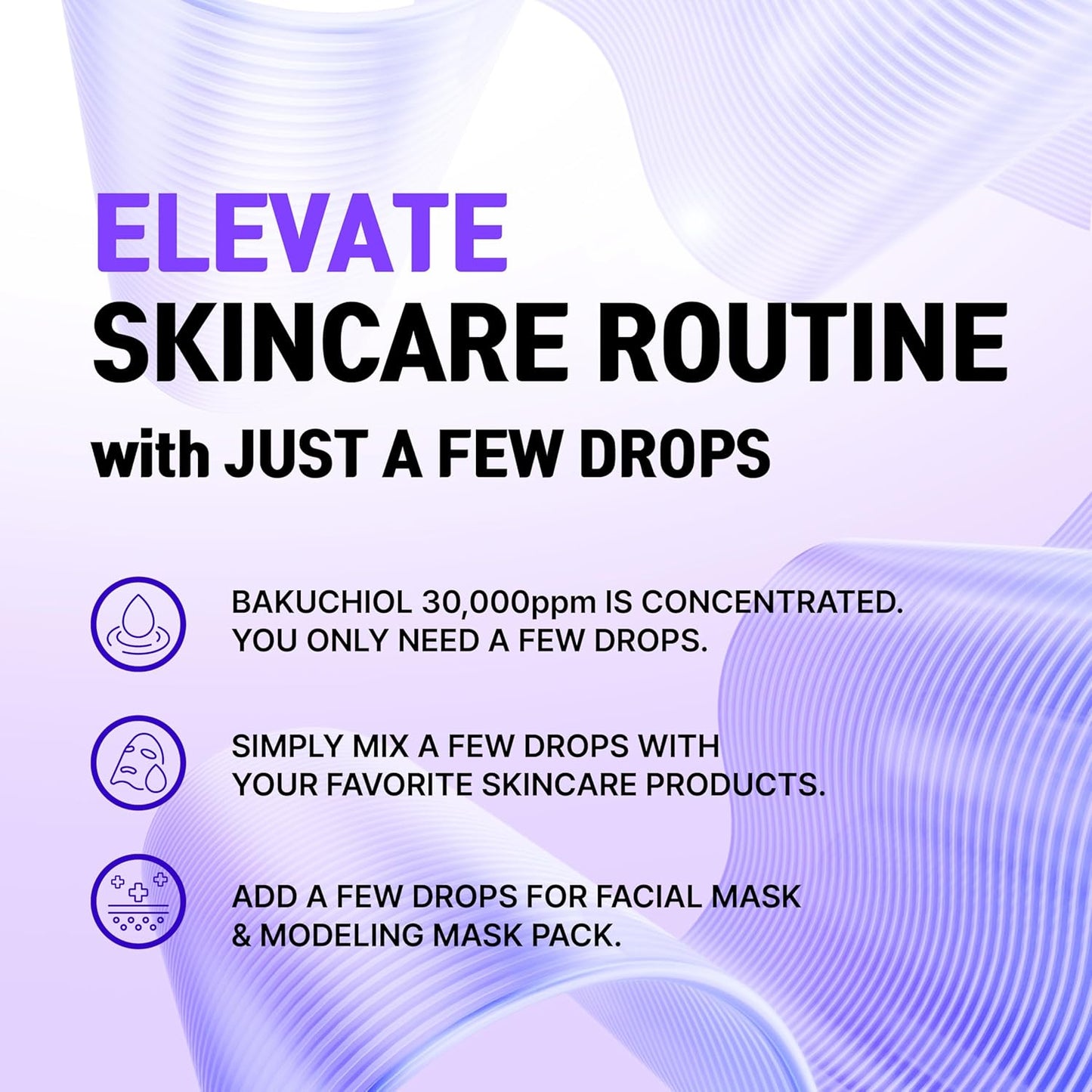 **CELDYQUE 100% Pure Volufiline & Bakuchiol Serum - High Potency Anti-Wrinkle Solution for Mature Skin | 30,000 ppm Concentrate**