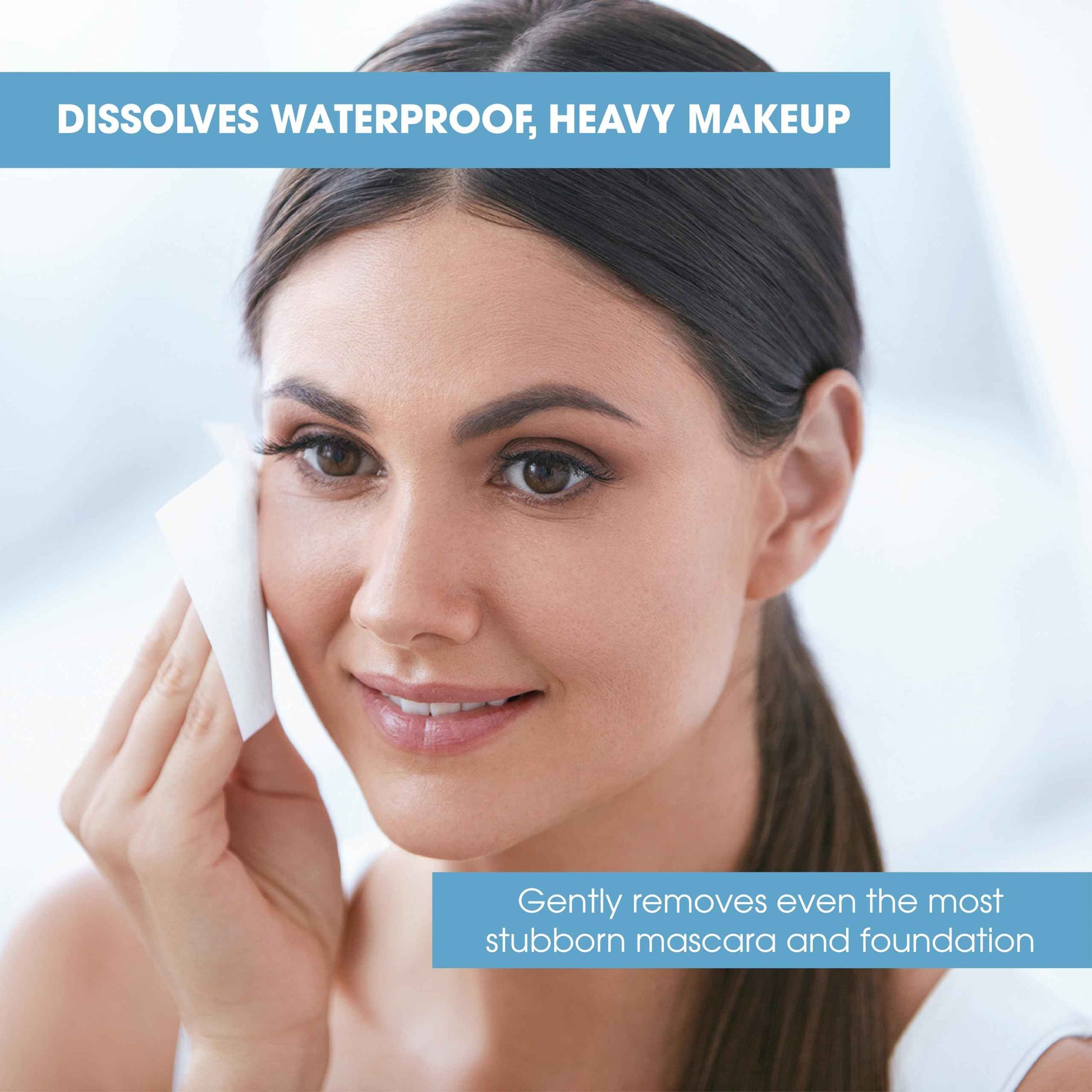 Diamond Wipes Makeup Remover Wipes, Alcohol Free Facial Cleansing with Vitamin E, Case of 50 Face Wipes