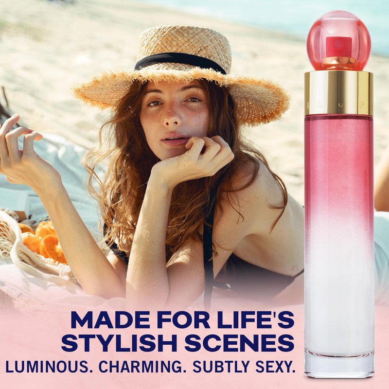 Perry Ellis 360° Coral Eau De Parfum Spray for Women - Perfume for Women, Floral & Fruity Fragrance, EDP, Designer Scent for Her, Long Lasting - 3.4 fl oz (100 mL)