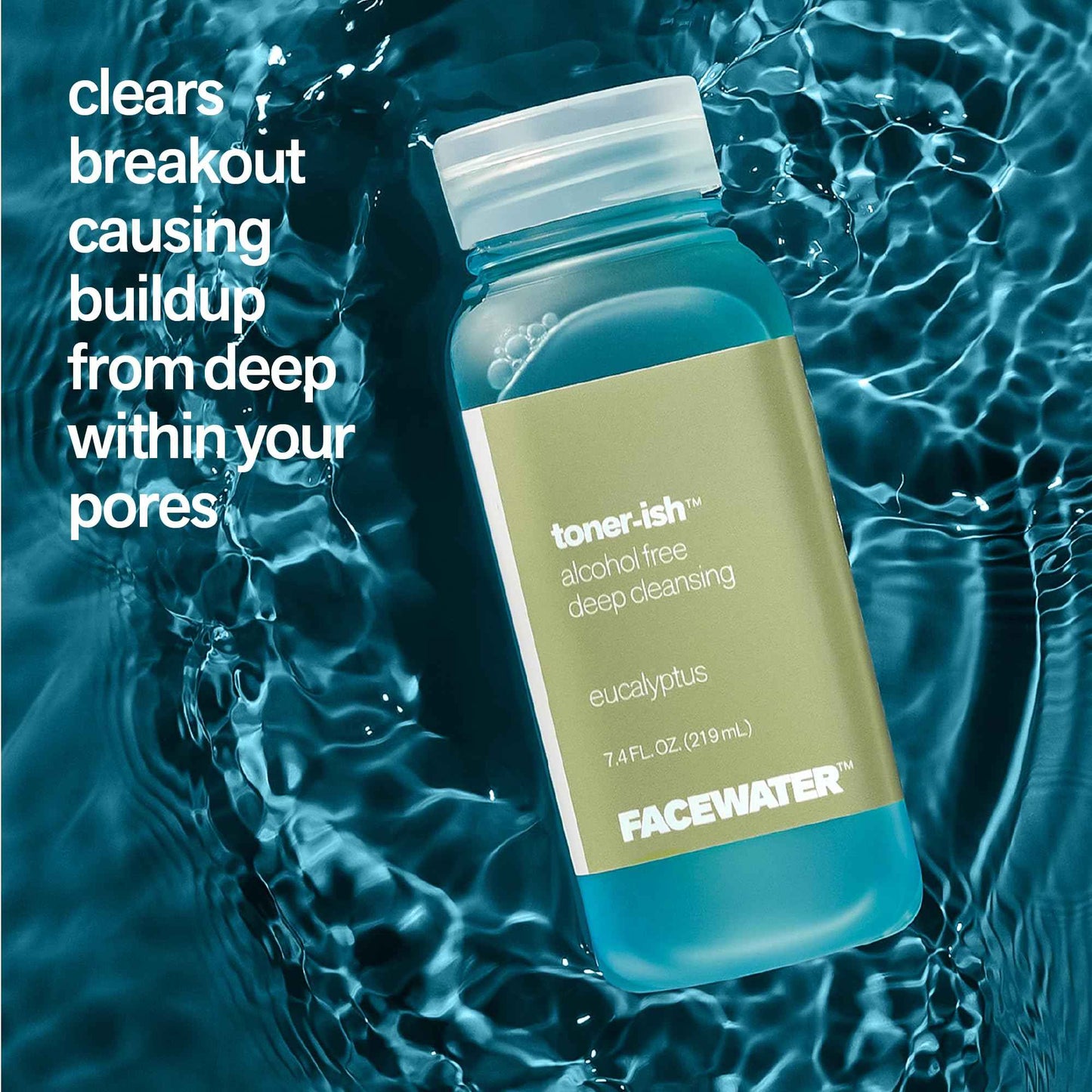 Facewater Toner-ish Deep Cleansing Eucalyptus Alcohol Free Toner