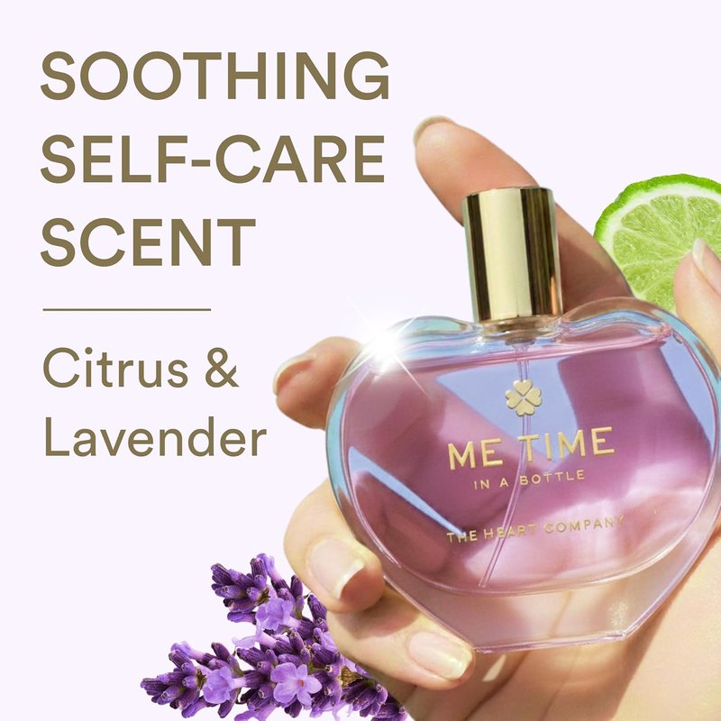 Me Time Perfume for Women - Calming Lavender Sandalwood Eau de Parfum | Long-Lasting 75ml (2.5 oz) Self-Care Fragrance