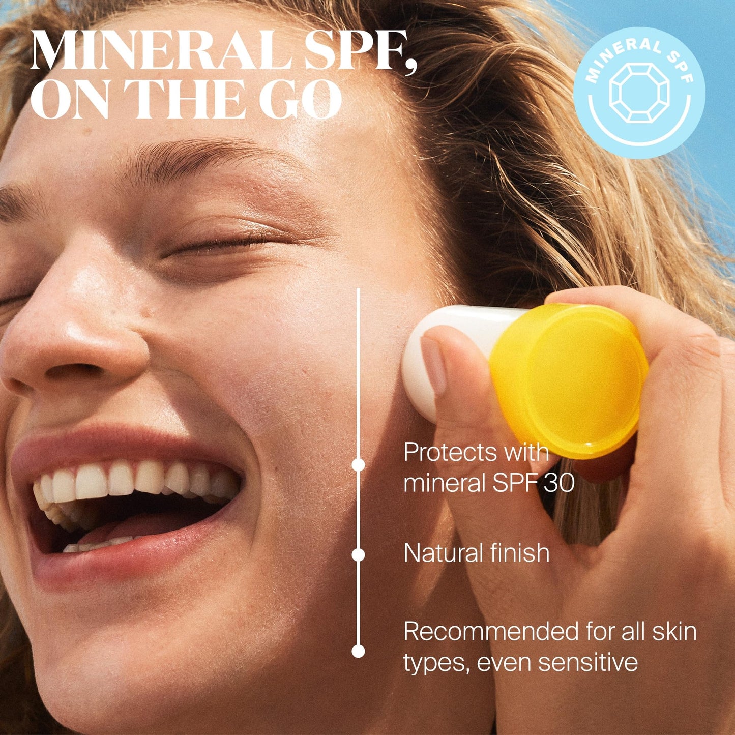 Mineral Sheer Stick SPF 30 by Supergoop for Unisex - 0.7 oz Sunscreen