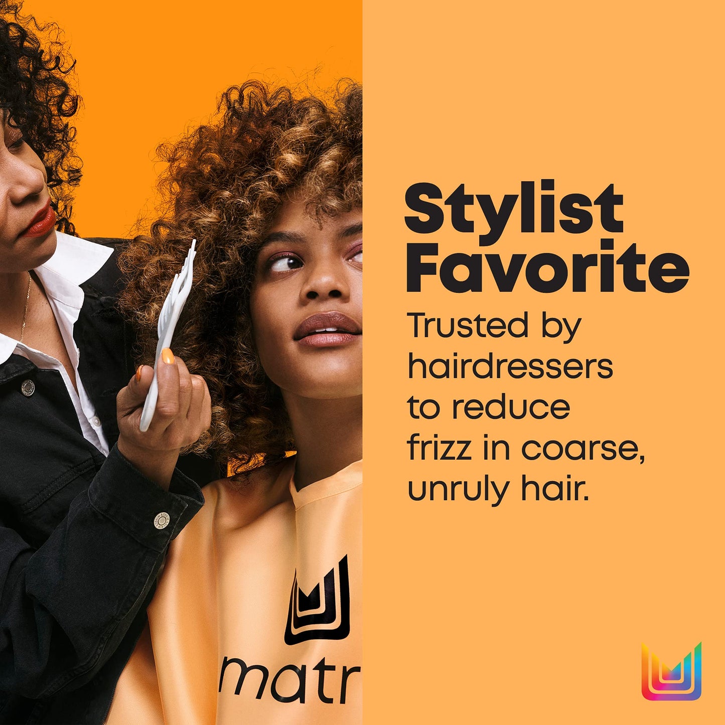 MATRIX Total Results Mega Sleek Shampoo | Controls Frizz & Smooths Hair | With Shea Butter | For Unruly Hair