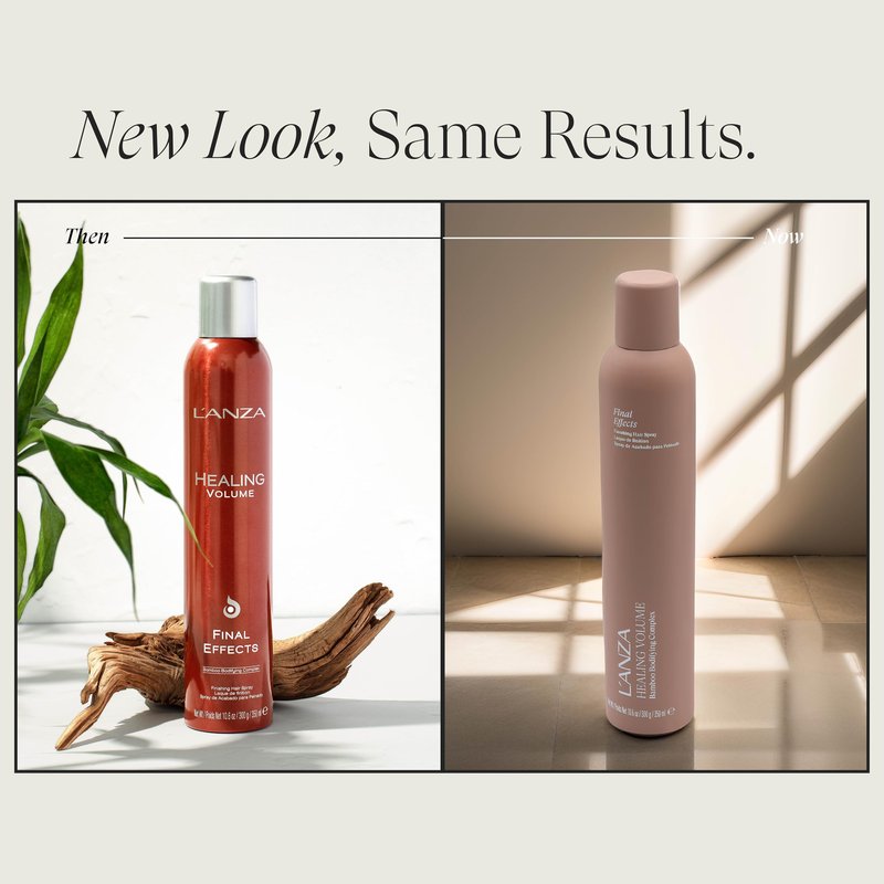 L'ANZA Healing Volume Final Effects Hairspray For Flat Fine Hair, Firm Hold Texture Spray, Long-Lasting Volume, Humidity Resistant, Anti-Frizz, Heat Protection, Color Safe, Sulfate Free (10.6 Fl Oz)