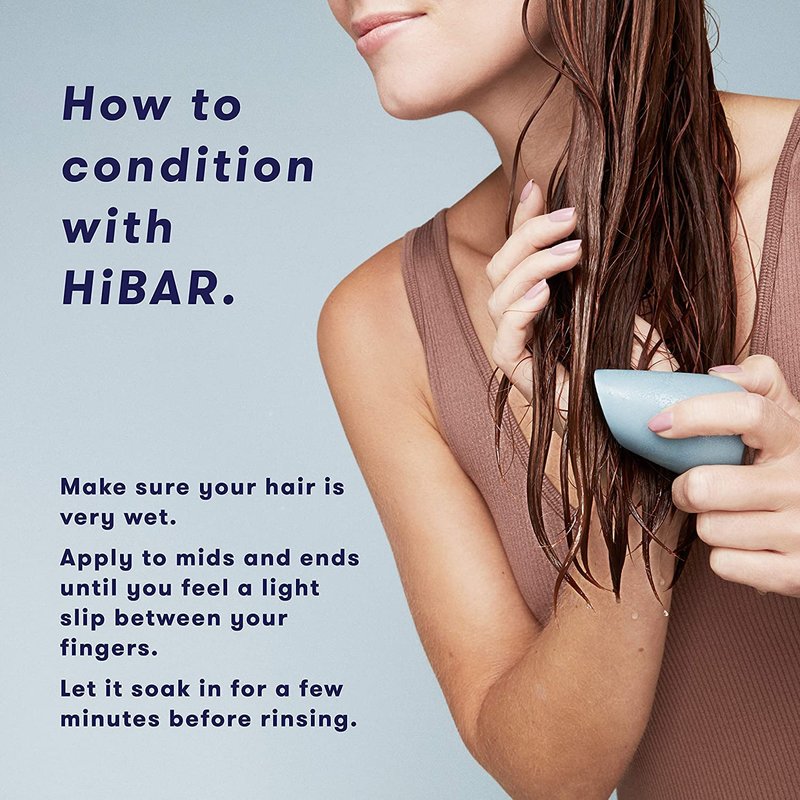 HiBAR Maintain Shampoo & Conditioner Set - Nourishing Hair Care Bars with Honey & Shea Butter | Color Safe, Paraben & Sulfate-Free, 2 Bars
