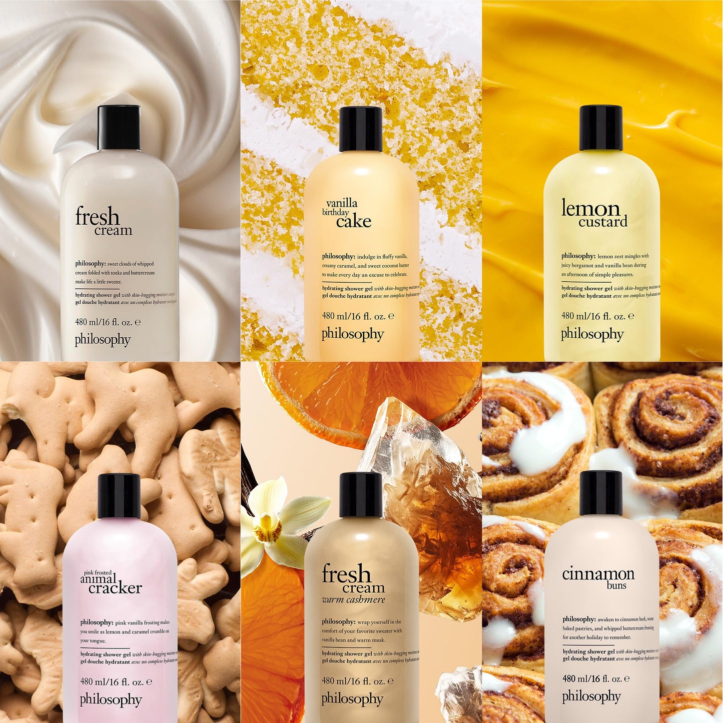 philosophy vanilla birthday cake shower gel 16 fl oz