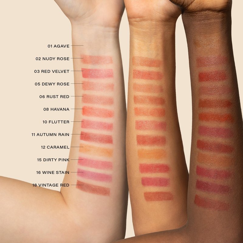 Melixir Vegan Lip Butter (12 Colors), Hydrating Tinted Lip Balm Stick, Bee-Free, Petrolatum-Free, Plant-Based, Moisturizes Dry & Chapped Lips With Shea Butter, Sheer, Natural Finish - #10 Flutter