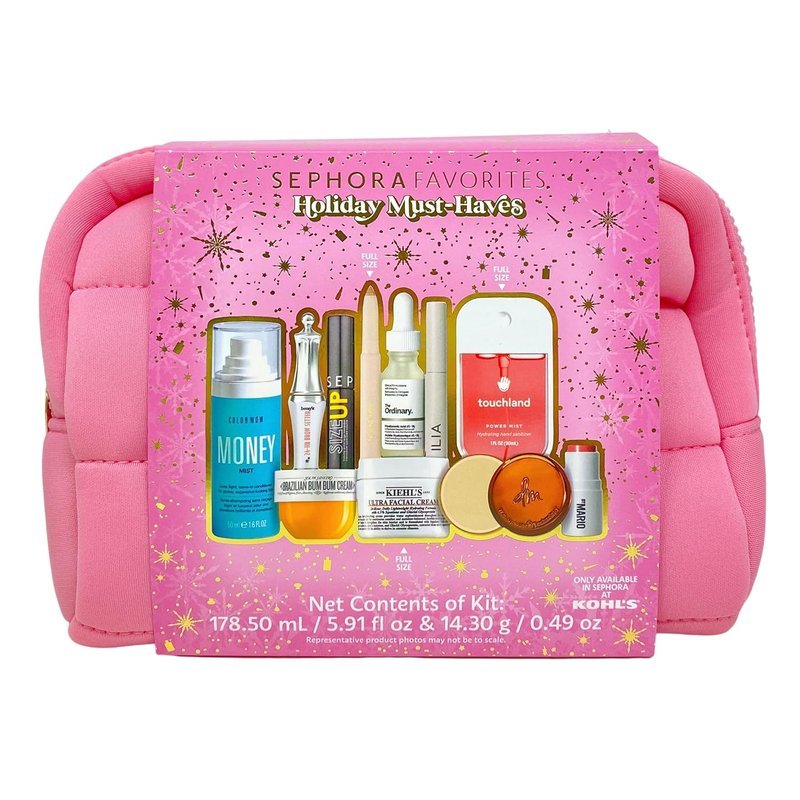 Sephora Favorites Holiday Must-Haves Gift Set | 11-Piece Set with 3 Full-Size & 3 Mini Essentials