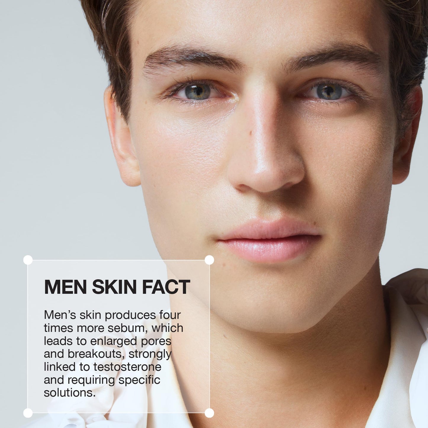 Lab Series Men's Clear LS 3 Step Routine Suitable for Acne Prone Skin - Skin Care Set For Men - Includes Full Size Toner, Travel Size Face Wash & Face Moisturizer