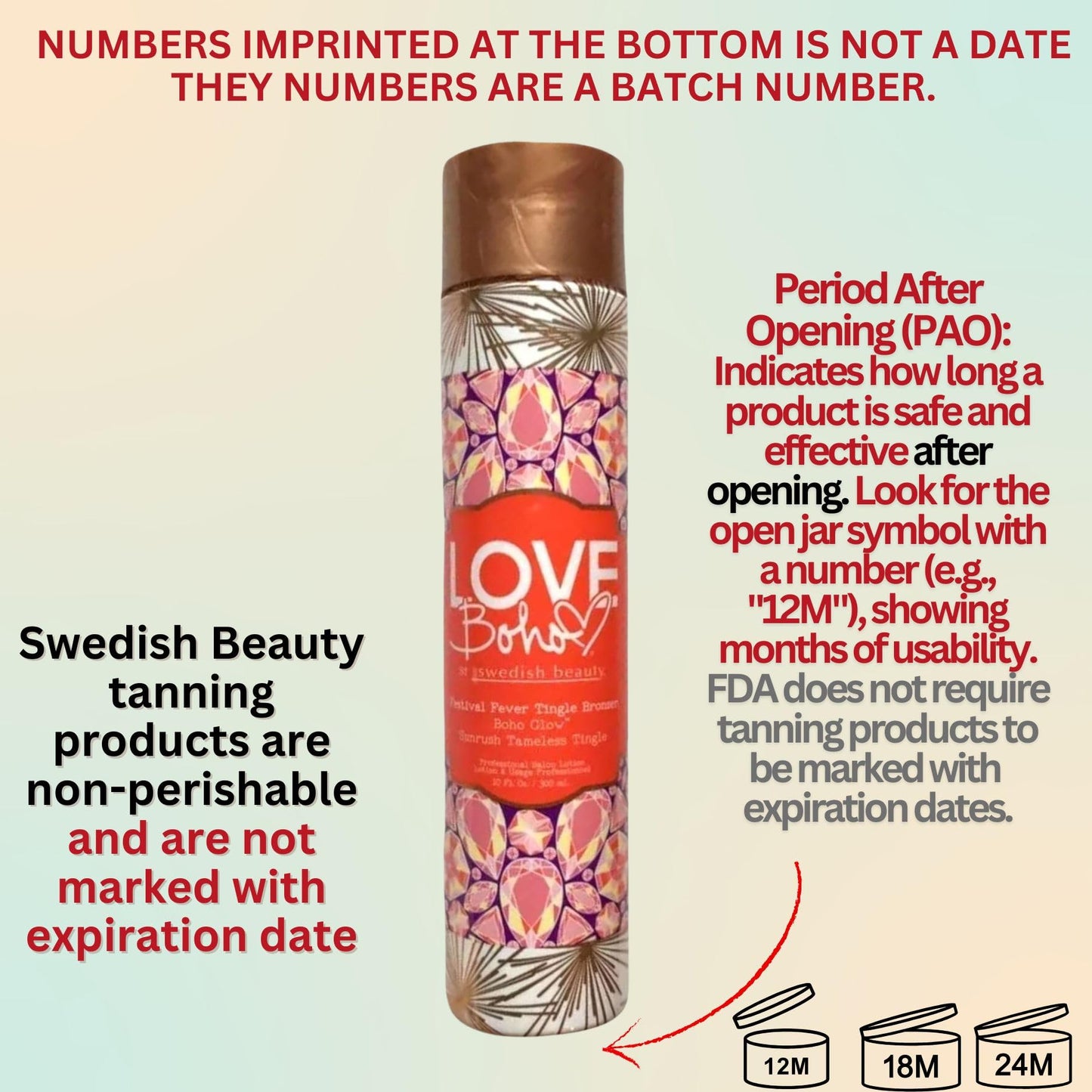 Love Boho Festival Fever Tingle DHA Bronzer Beginner Level 10oz