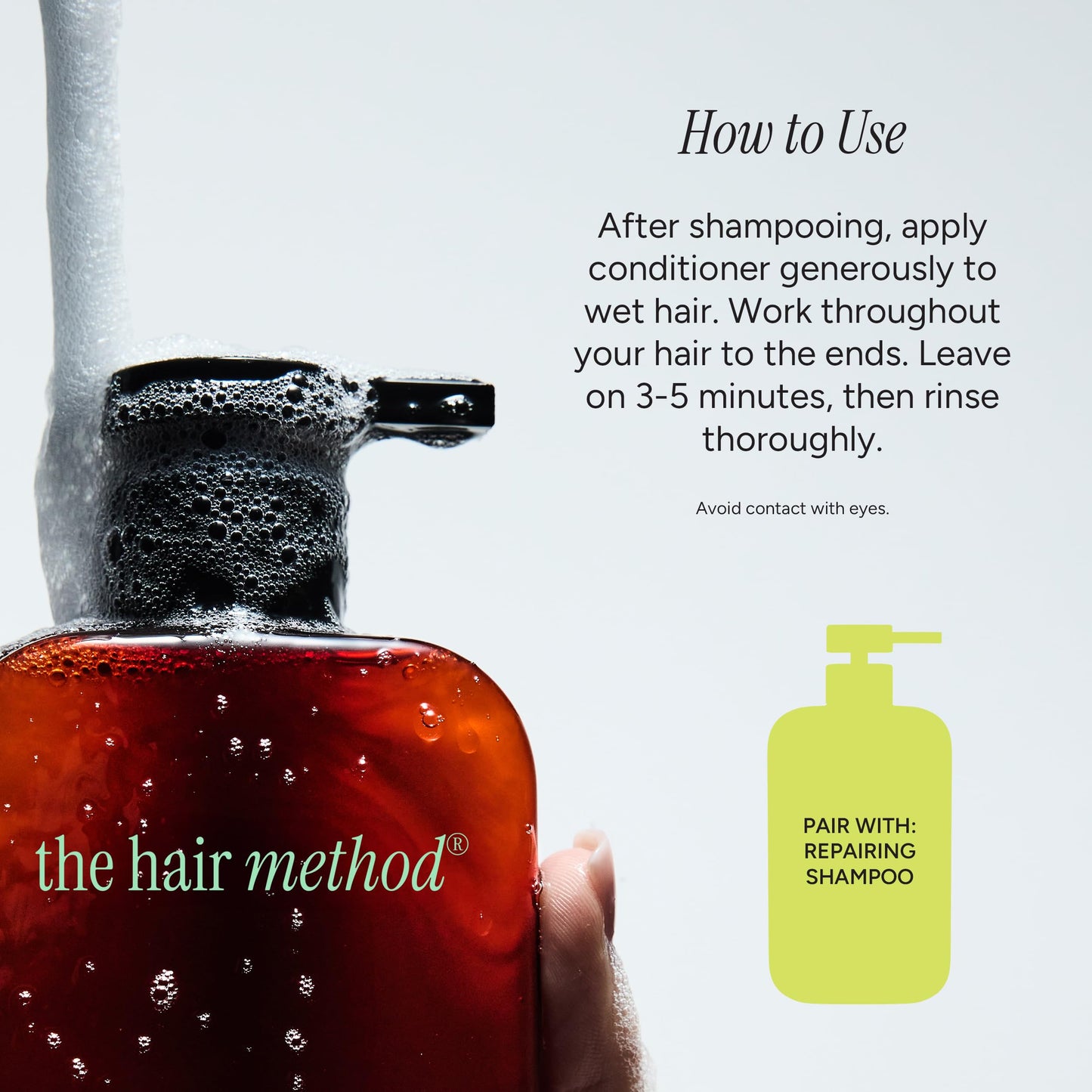 Repairing Conditioner – Strengthens & Restores with Silk Amino Acids, Bamboo Extract & Coconut Alkanes – Silicone-Free, Paraben-Free, Frizz-Free, Vegan, All Hair Types – 12.5 fl oz