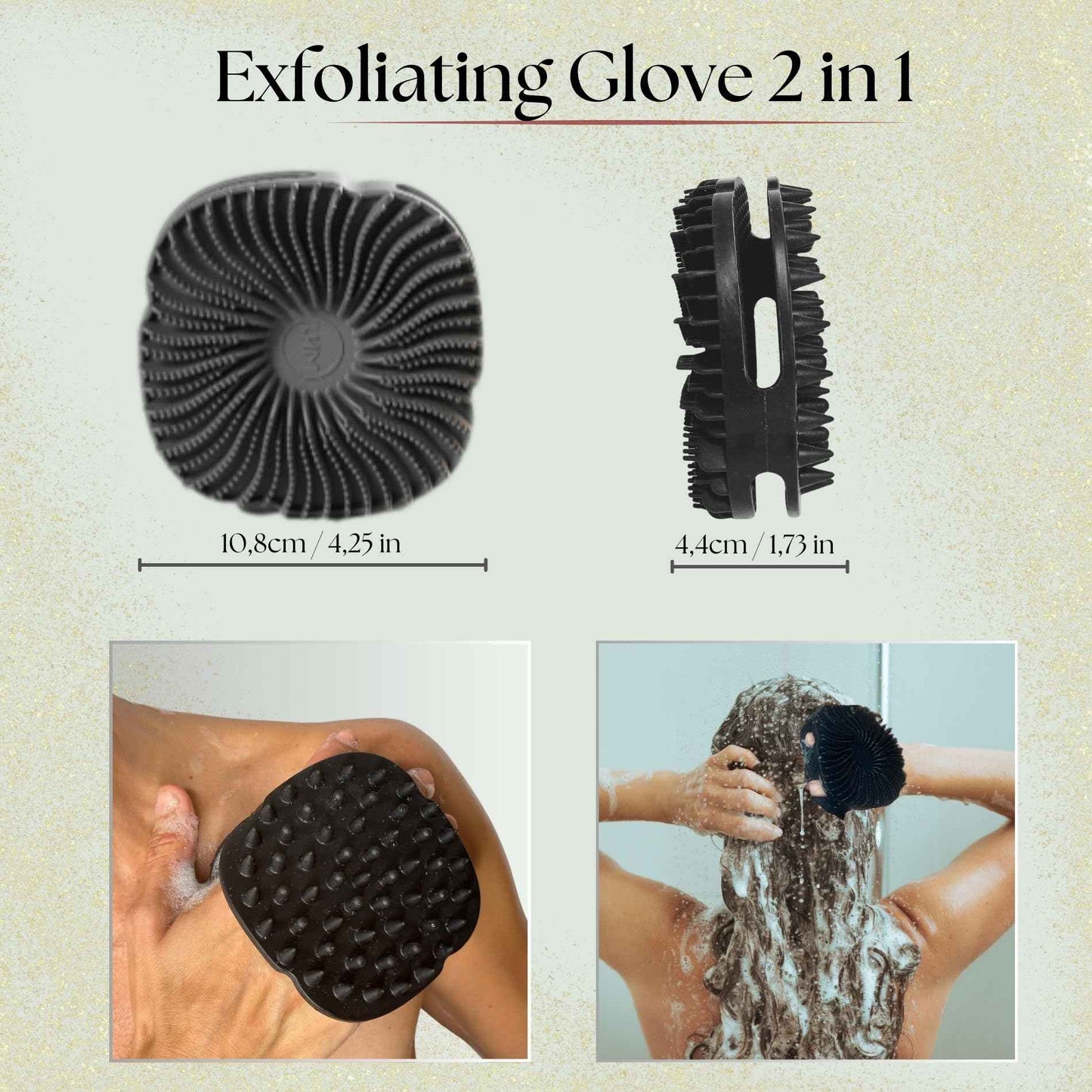 Body Scrub Set - Body Exfoliator - Himalayan Salt Scrub - Butter Scrub and Sugar Scrub - Exfoliating Wash set - Skin Care Set - All Skin Types with Scrubber Silicone