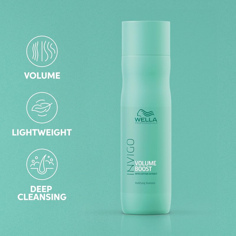 Wella Professionals Invigo Volume Boost Shampoo - Bodyfying Spring Blend for Extra Volume | 33.8 Fl Oz