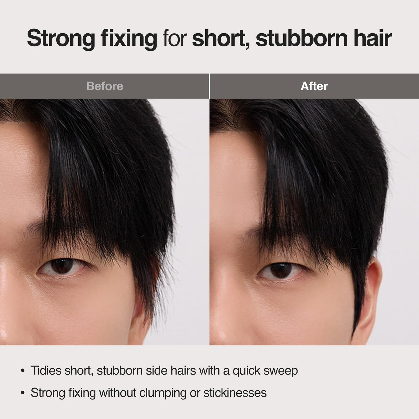 ANAZE Ssenmuri Cara 8ml – Stubborn Hair & Flyaway Hair Fixing Mascara – Built-In Applicator – Lightweight, Non-Sticky Formula, Strong Hold, Gifts for Woman