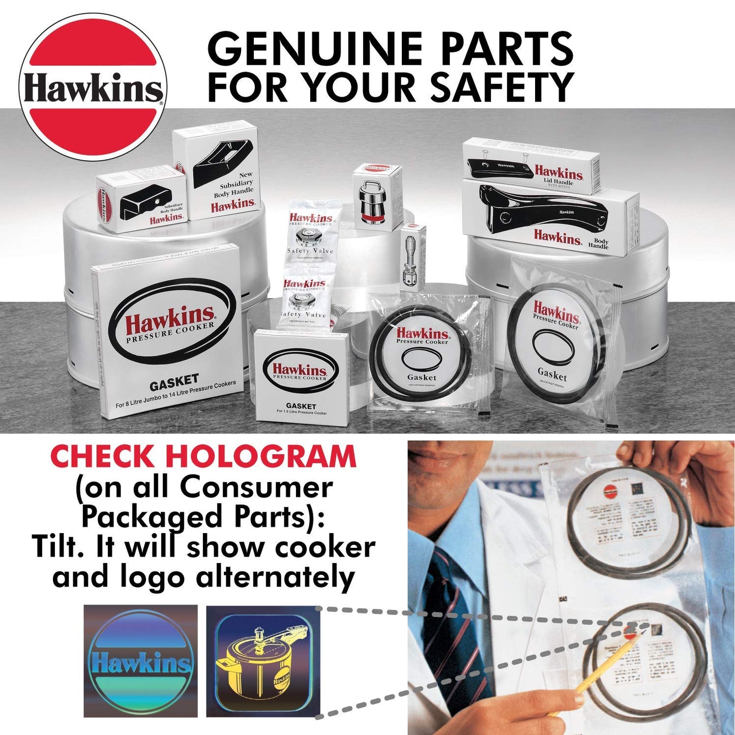 Hawkins Aluminium Safety Valve For All Hawkins Pressure Cookers From 1.5 Litre To 14 Litre, Black, Standard (BP SV), 14 Liter