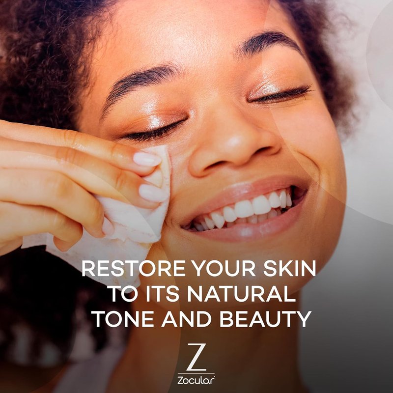 Zocular Moisturizing Face Wipes - Gentle Makeup Removal & Exfoliation with Natural Okra Complex | 30 Count