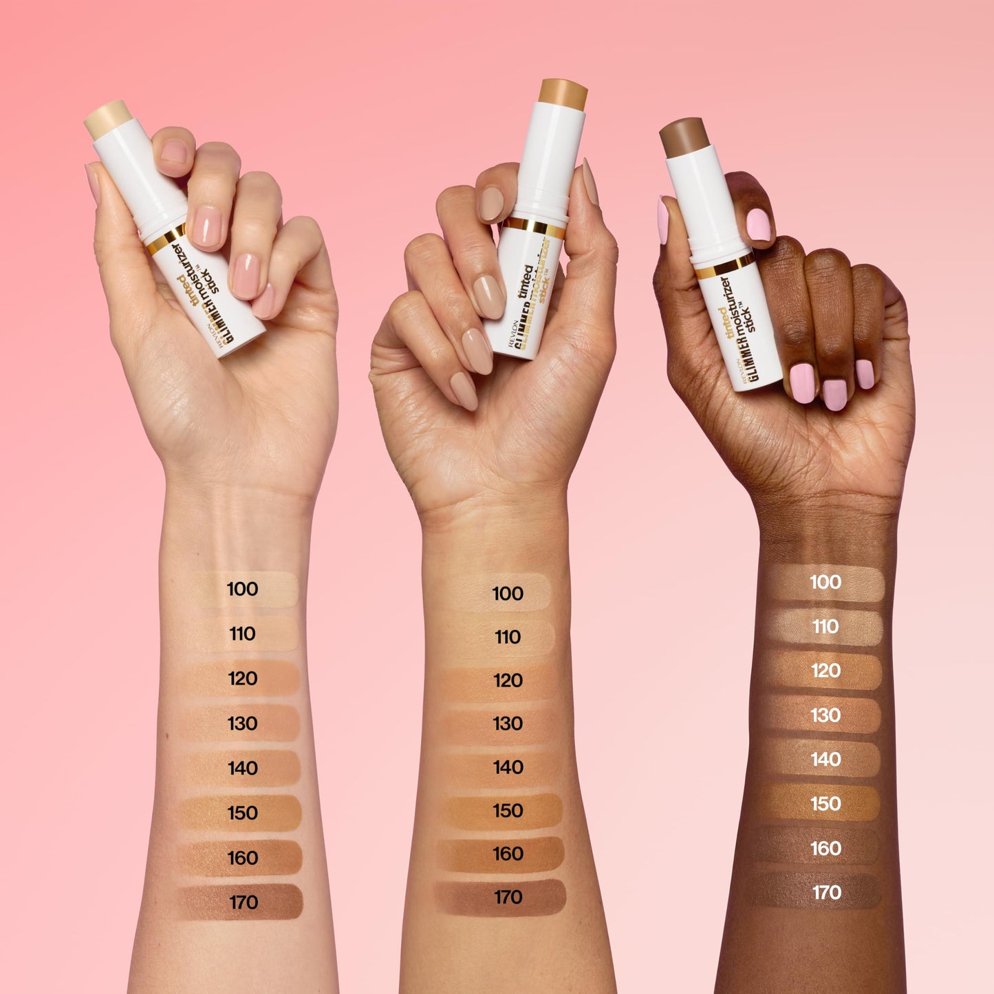Revlon Glimmer Tinted Moisturizer Stick for Face, Lightweight Foundation, Hydrating Skincare-Infused Makeup, 110, 0.31 oz