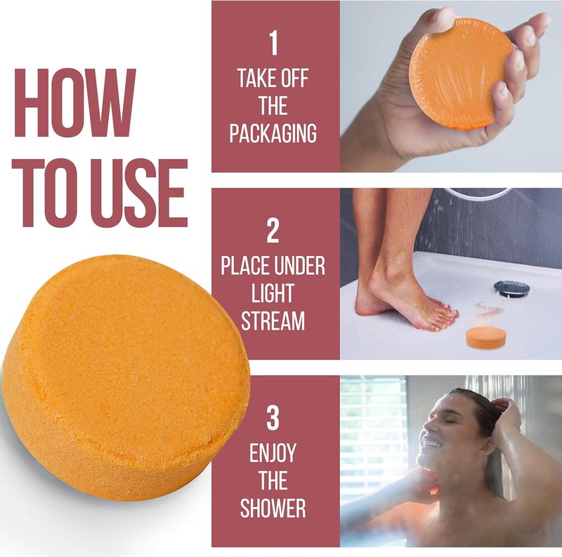 Anovina Aromatherapy Shower Steamers Gift Box | All-Natural Essential Oil Shower Tablets for Self-Care - Made in USA