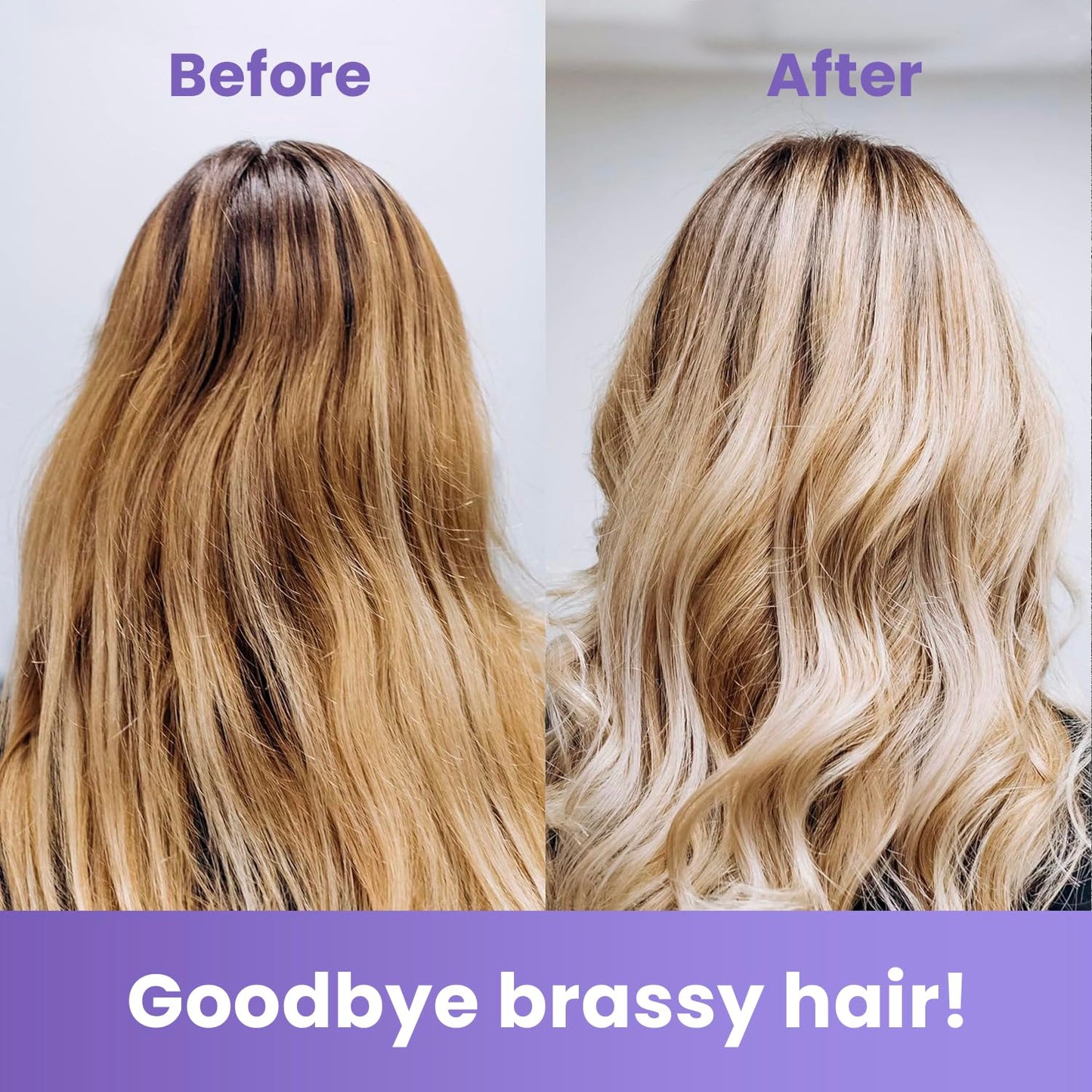 Vibrant Blonde Shampoo - Color-Protecting Purple Formula | Neutralizes Yellow Tones | 12 Fl. Oz