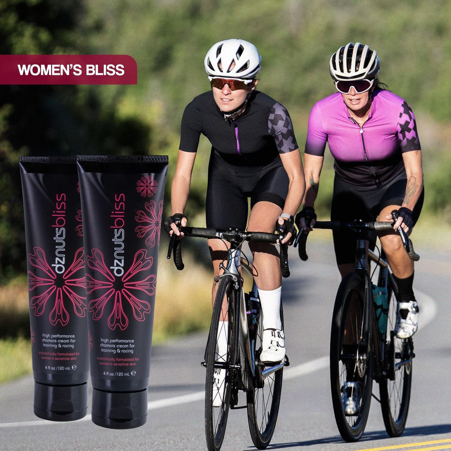 Dznuts Bliss Chamois Cream for Women - Soothing Formula for Comfort | 4oz (120ml)