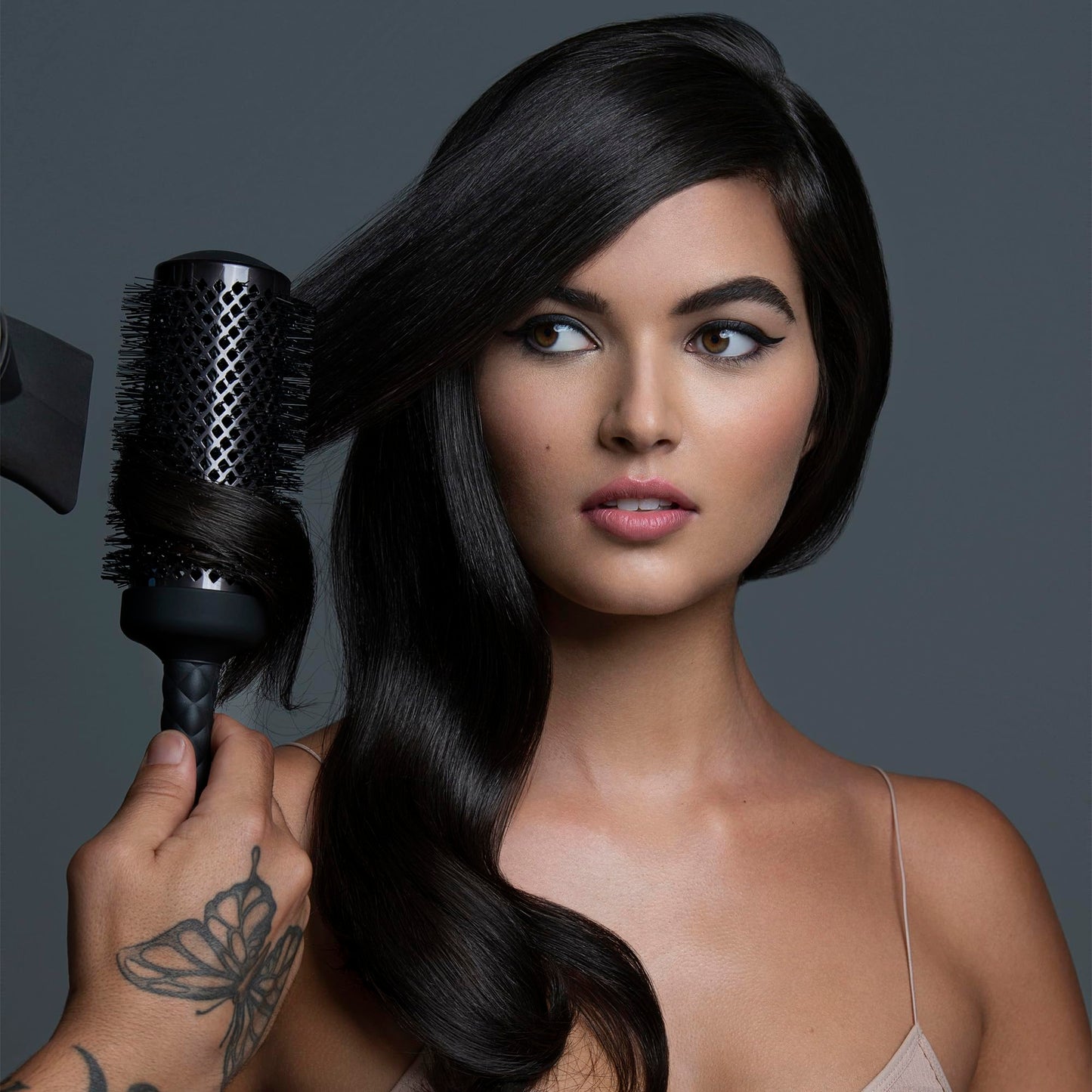 Fromm Elite Thermal Ceramic x Ionic 1.25" Round Brush for Expert Blowouts and Faster Hair Drying | Extended Barrel for Styling, Smoothing, Straightening Longer Thicker Hair