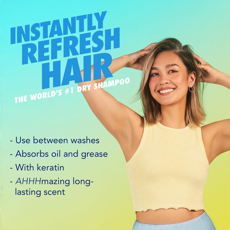 Batiste Dry Shampoo, Fresh Fragrance, Refresh Hair and Absorb Oil Between Washes, Waterless Shampoo for Added Hair Texture and Body, 5.71 oz