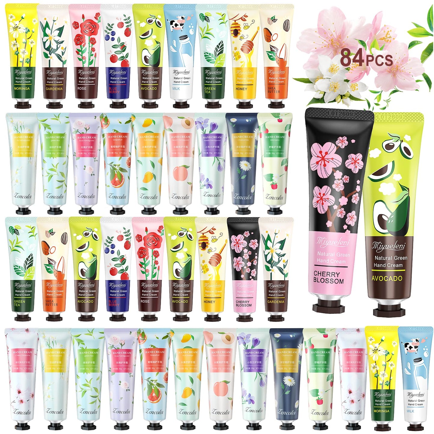 84 Pack Hand Cream Gifts Set, Hand Lotion Travel Size, Mini Hand Lotion Bulk, Mini Hand Cream for Dry Cracked Hands, Hand Cream Bulk, Lotion Sets for Women Gift, Moisturizing Hand Cream For Dry Hand
