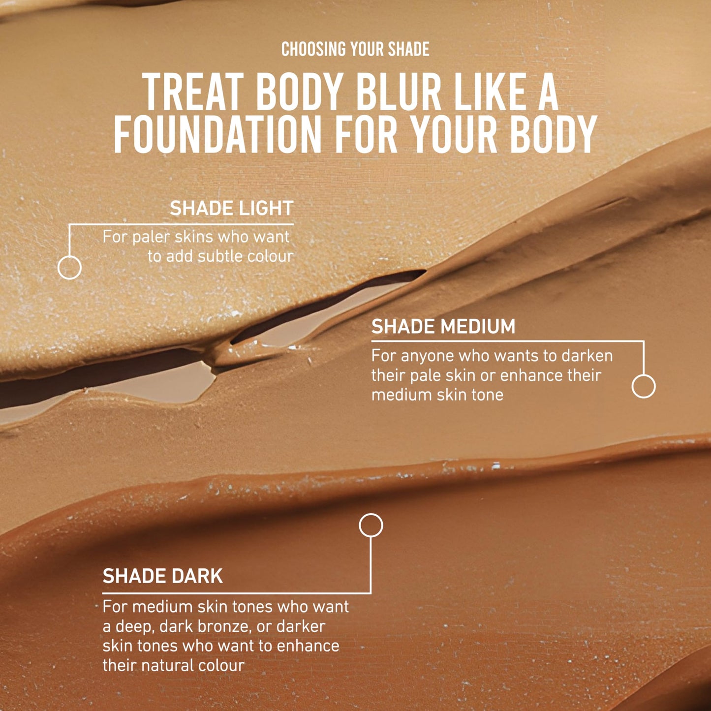 Vita Liberata Body Blur, Leg and Body Makeup. Skin Perfecting Foundation for Flawless Bronze, Easy Application, Radiant Glow, Evens Skin Tone, New Packaging
