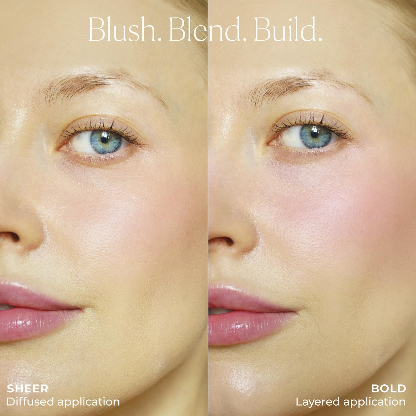 Laura Mercier Blush Color Infusion Duo, Matte & Luminous Powder Blush, Talc‑Free, 16HR Wear, Buildable Natural Finish, Passionfruit - Warm Pink