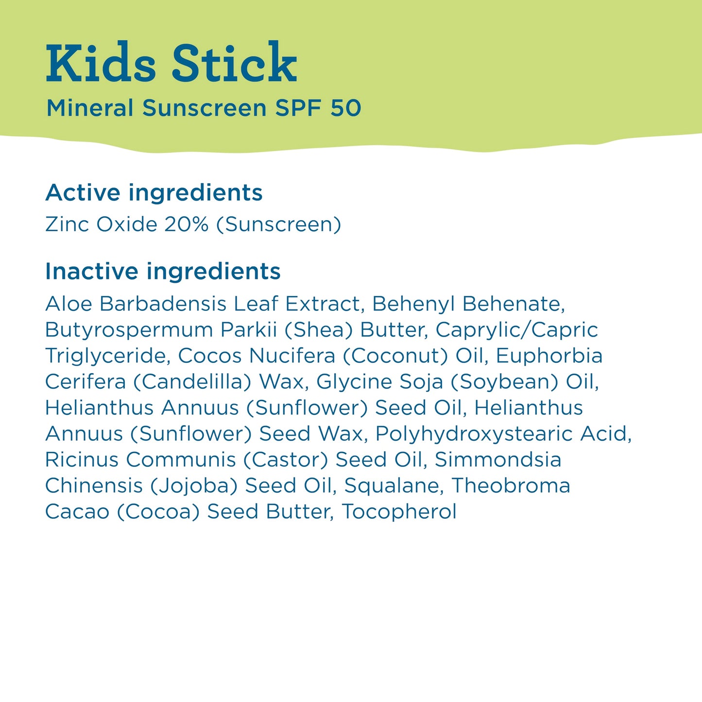 Blue Lizard Kids Mineral SPF 50 Sunscreen Stick, Zinc Oxide, 100% Mineral Actives, Developed for Kids’ Sensitive Skin, TSA-Friendly, Vegan, Paraben-free, Fragrance-Free, 0.5 oz