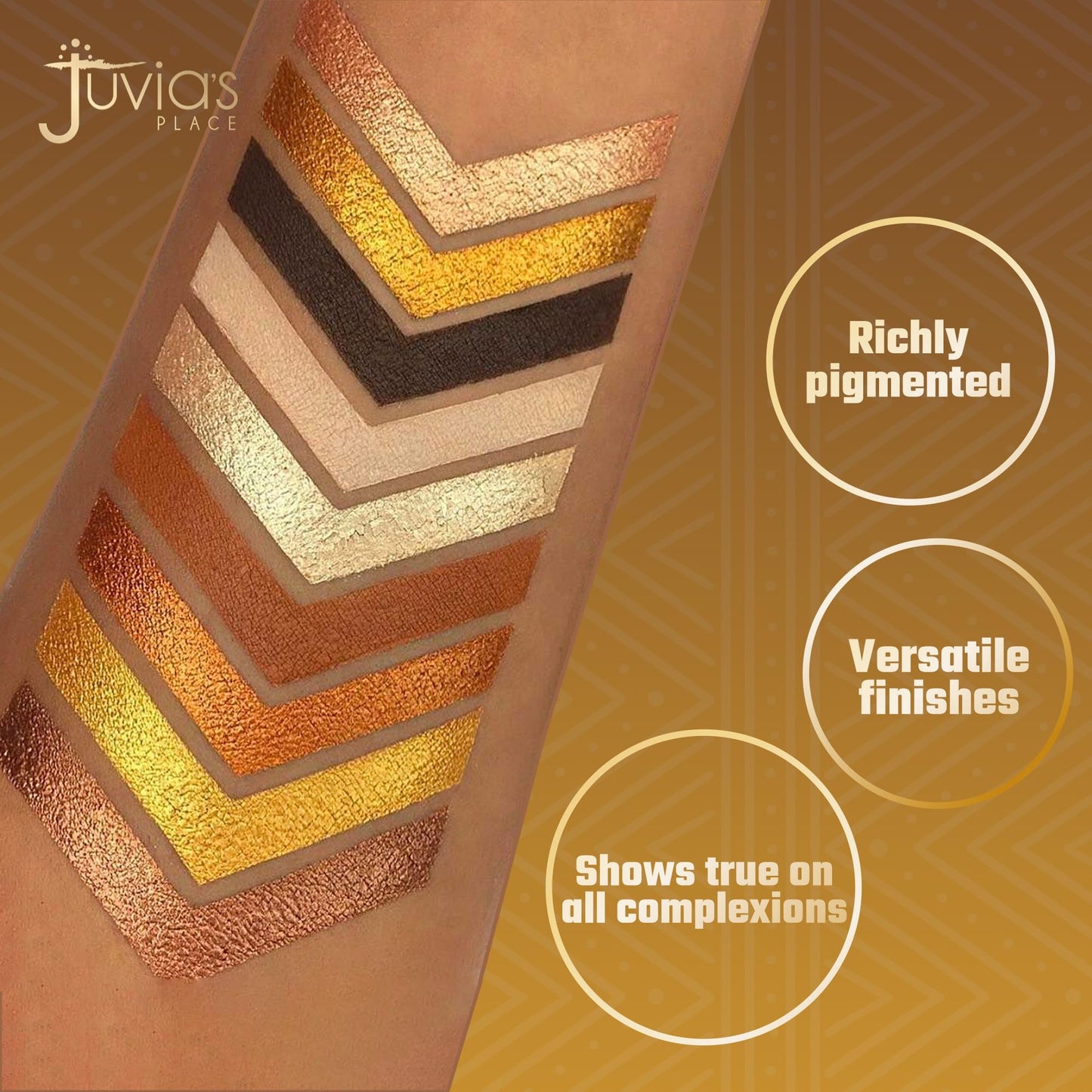 Juvia's Place The Warrior Eyeshadow Palette 9 Shades Pigmented Eye Makeup