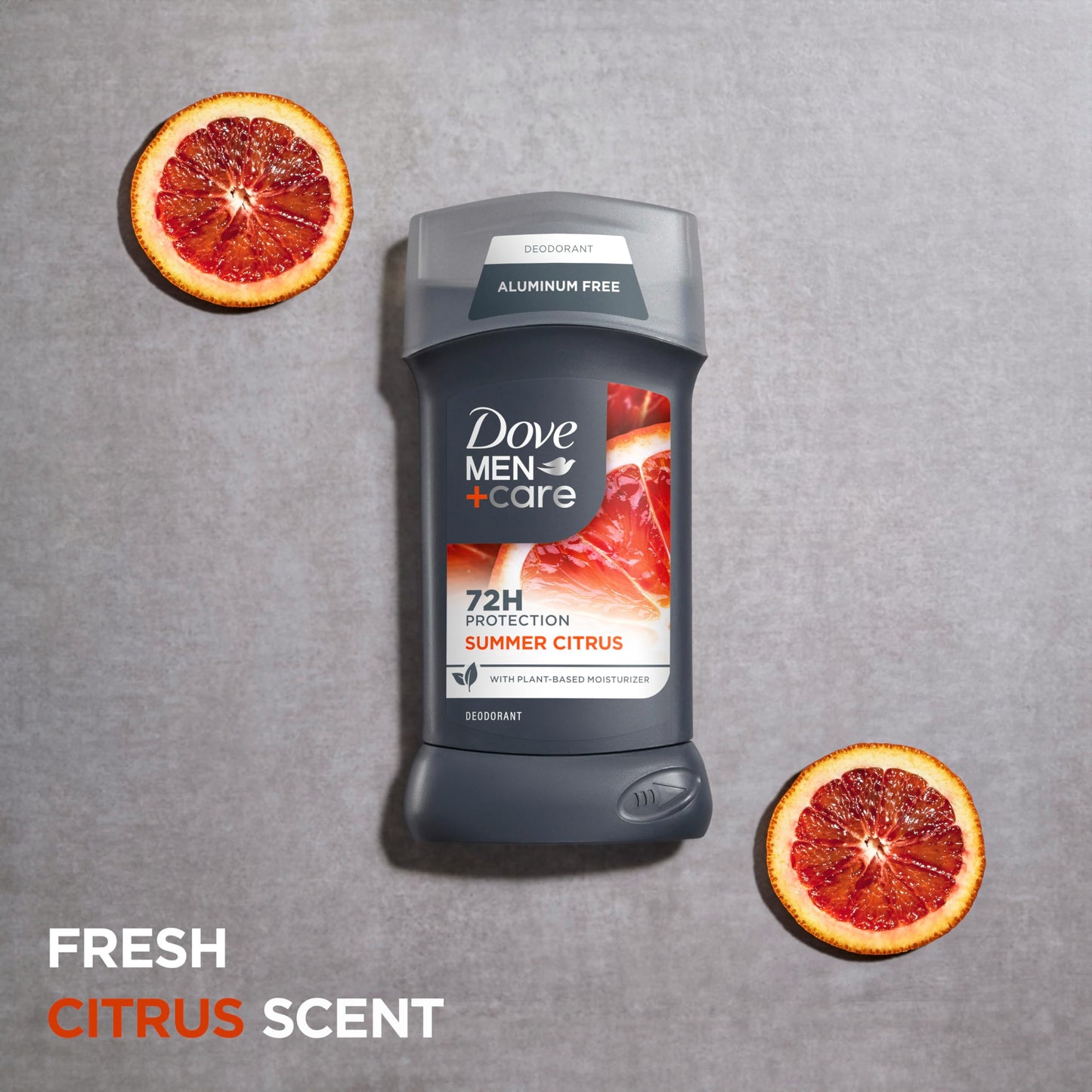 DOVE MEN + CARE Aluminum Free Deodorant for Men 3 Pack Summer Citrus Deodorant for Men 3 oz
