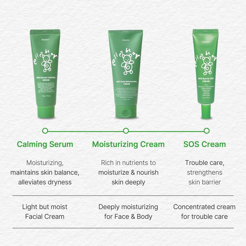 elleybear DPG Daily Baby Moisturizing Cream | Moisturizing Face Cream for Kids | Baby Face Cream & Body Lotion | Hypoallergenic Lotion for Sensitive Skin | Vegan Baby Essentials (6.76 Fl. Oz)