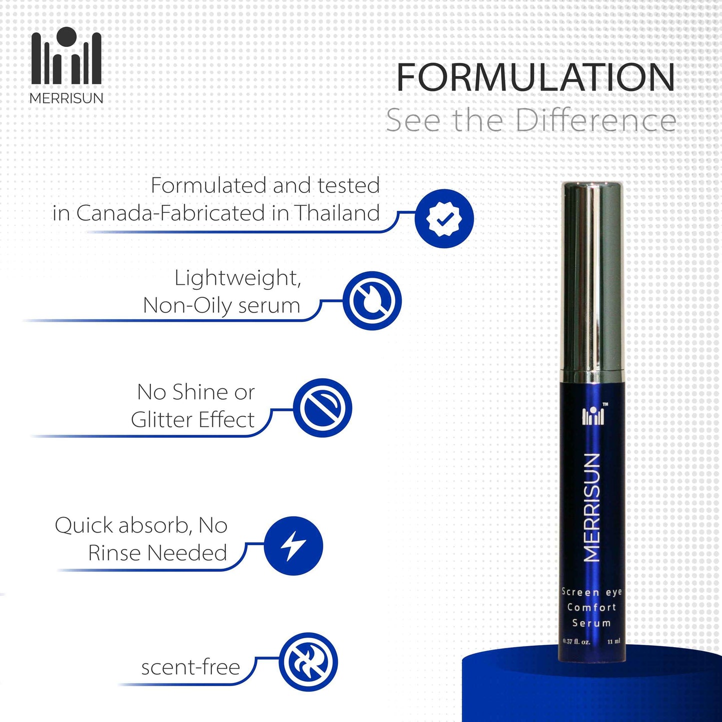 Under Eye Serum for Dark Circles and Puffiness – Powered by Peptides, Rockrose, and Hydrating Actives with 360° Steel Roller Applicator