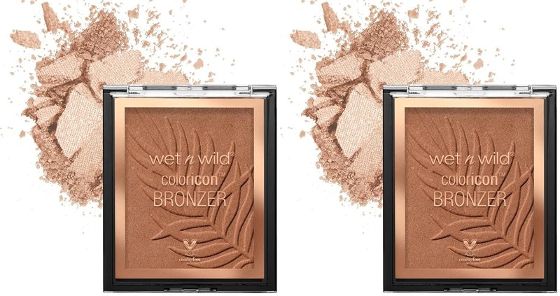 Wet n Wild Color Icon Bronzer - What Shady Beaches | 2-Pack for Radiant Glow