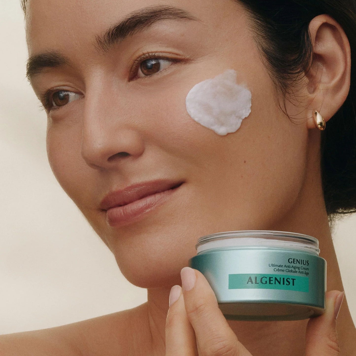 Algenist GENIUS Ultimate Anti Aging Face Cream - Firming Moisturizer with Alguronic Acid & Microalgae Oil - Helps Improve Skin Density, Elasticity & Radiance - Daily Face & Neck Cream (0.5 Fl Oz)