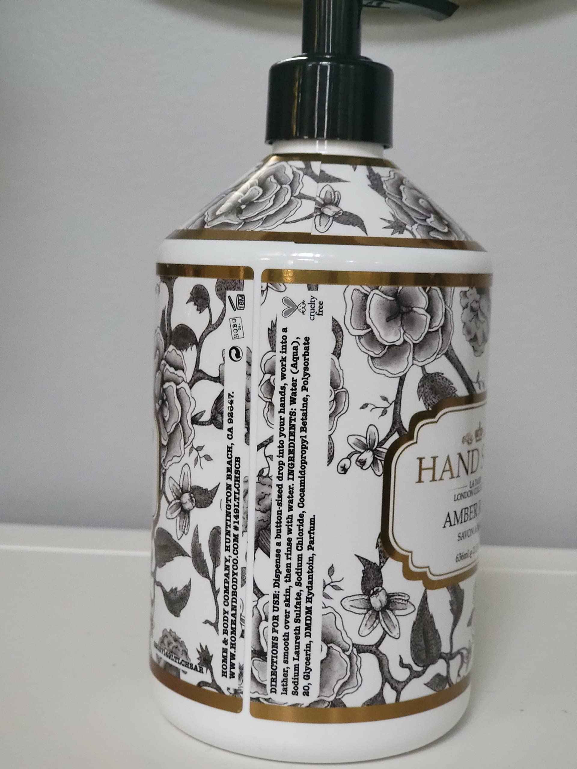 Hand Soap Collection 21.5 FL OZ Each, lavender, lemon Verbena, Sweet Orange, Lavender Rosemary, Lemon Sage, Amber Rose And Lavender Sage (Amber Rose, 21.5 oz)