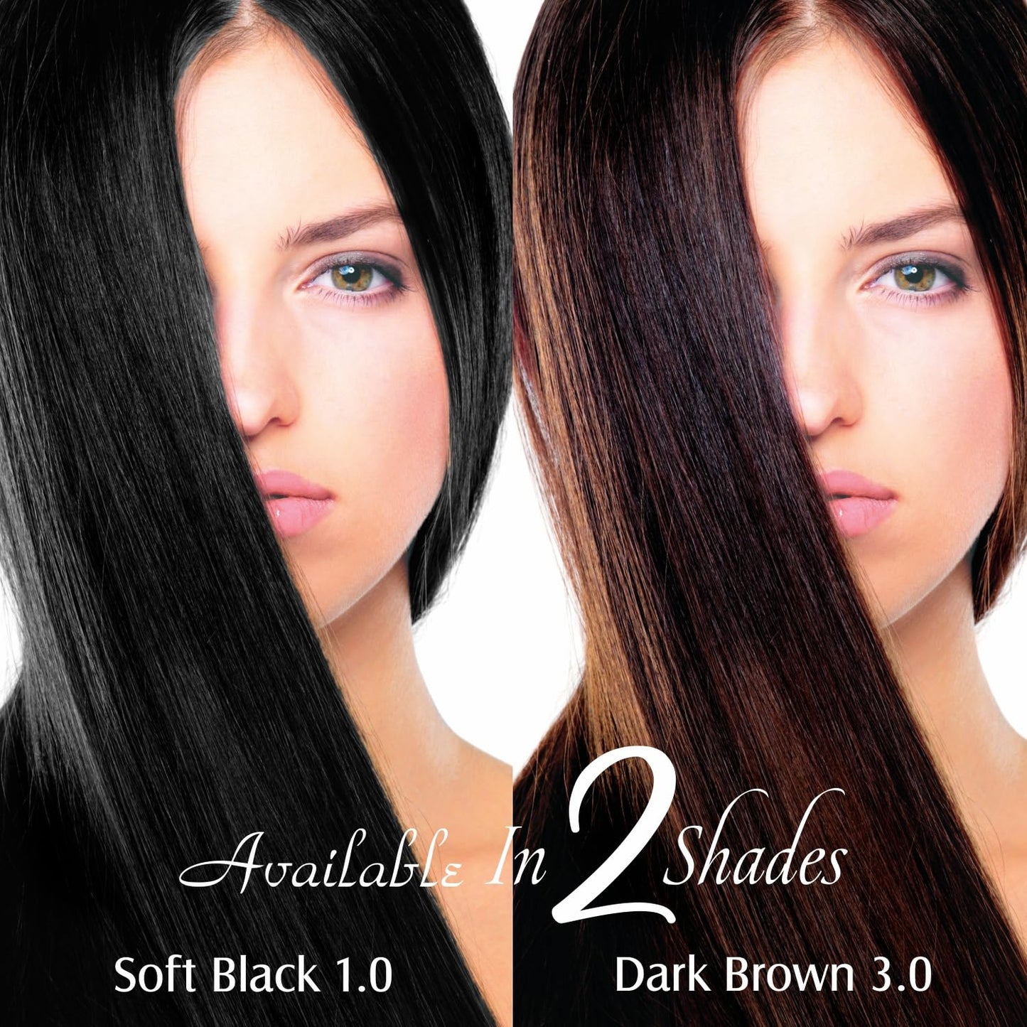 Vegetal Permanent Hair Dye Gel - Soft Black 1.0, Ammonia & PPD Free Hair Color for Gray Hair, 100% Gray Coverage, 30-Day Color Lock, 6.4 fl oz