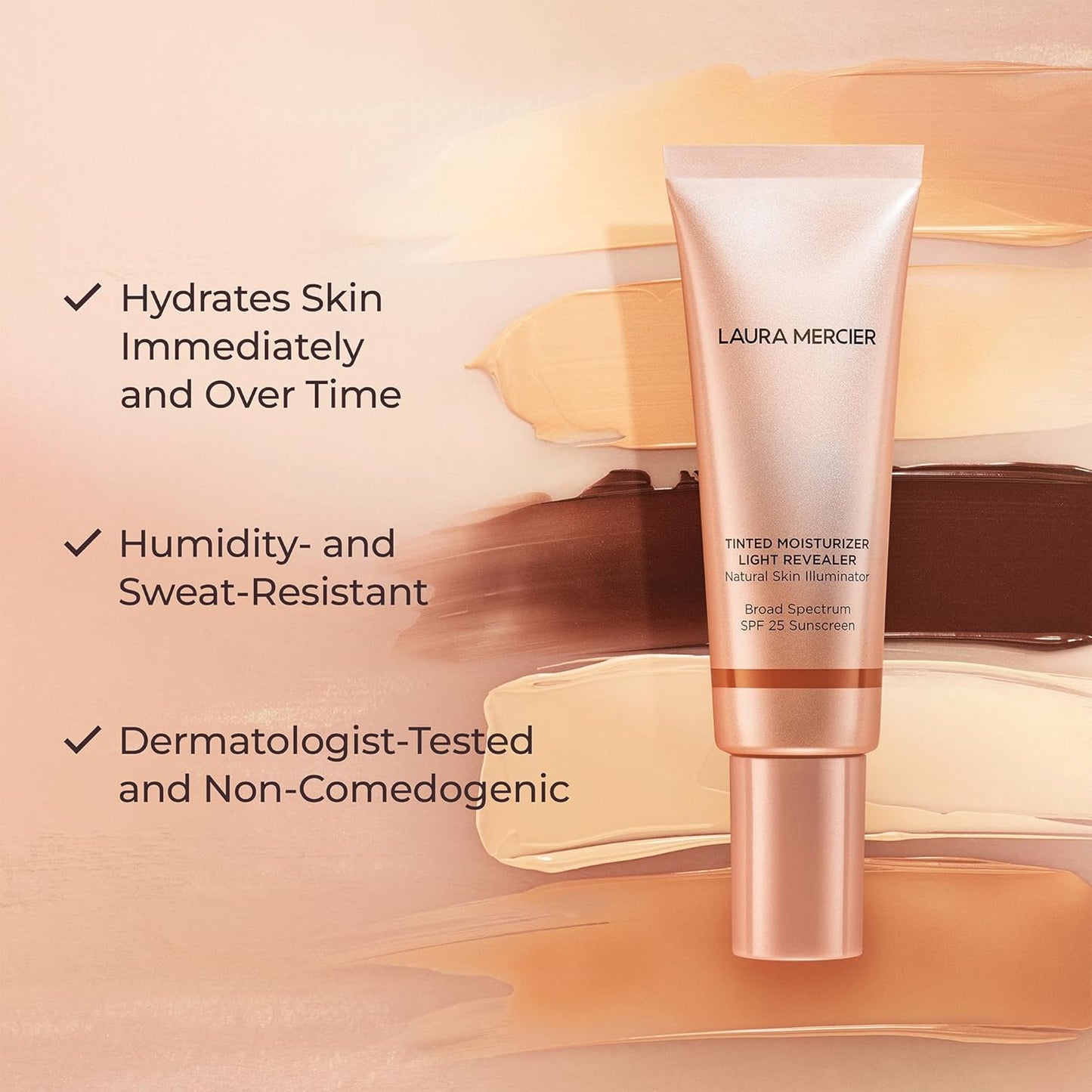 Laura Mercier Tinted Moisturizer | Natural Skin Illuminator with SPF 25 - All Day Hydration & Ultra-Sheer Coverage