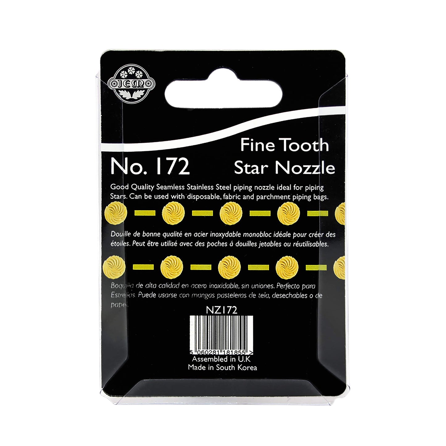 JEM Drop Flower Piping Nozzle Decorating Tip # 172