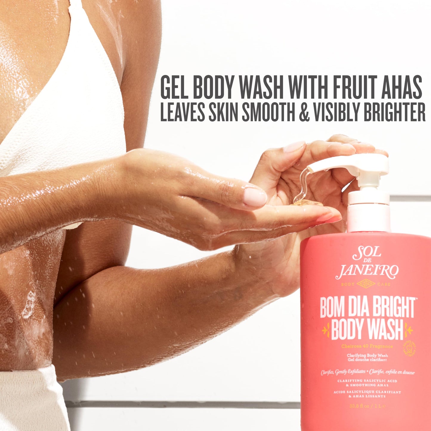 Sol de Janeiro Bom Dia Bright Body Wash - 1L Jumbo Size with Pump