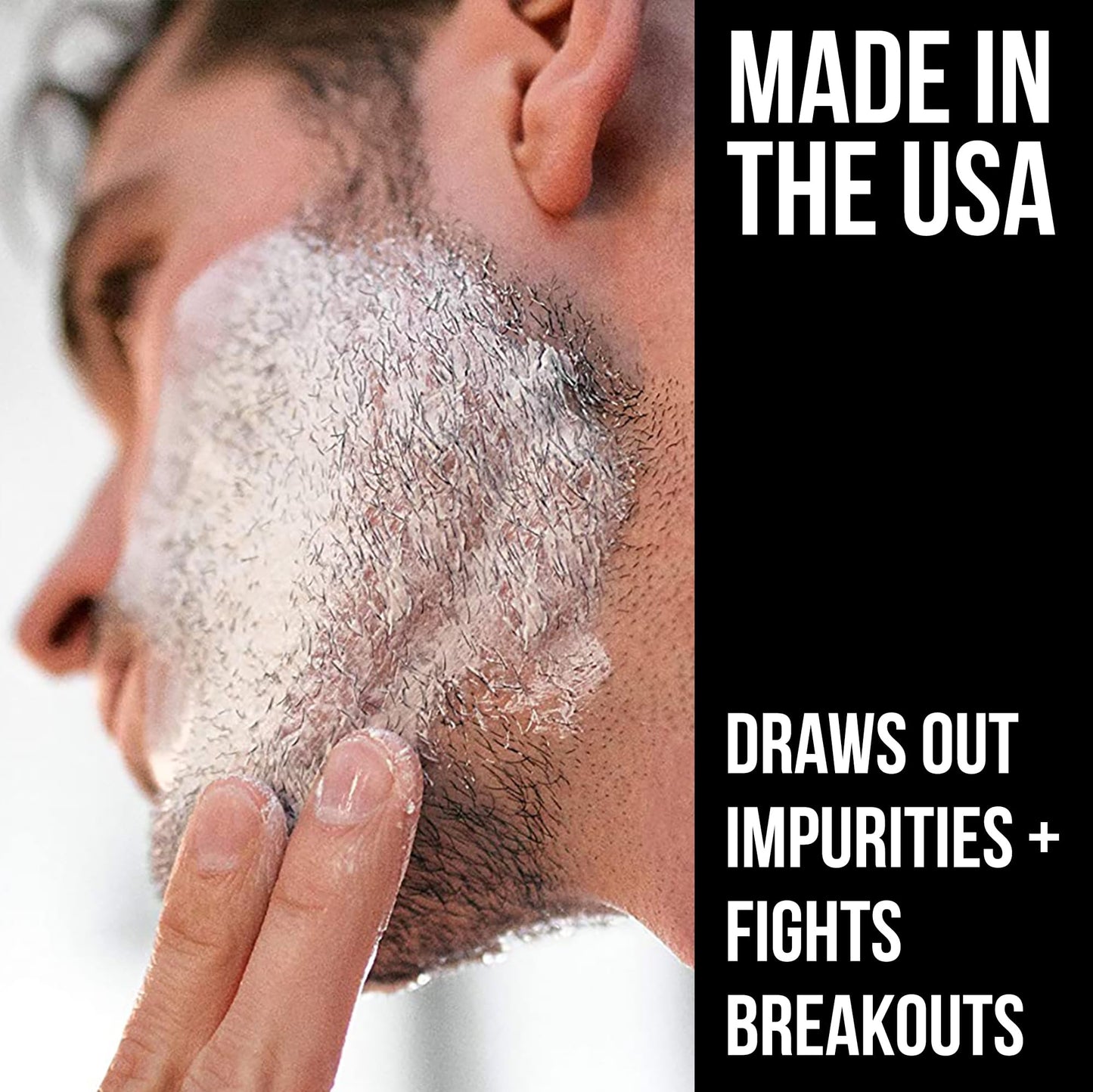 RUGGED & DAPPER - Premium Face Mask for Men - Deep Pore Cleansing Treatment - with Kaolin Clay - 5.5 Oz