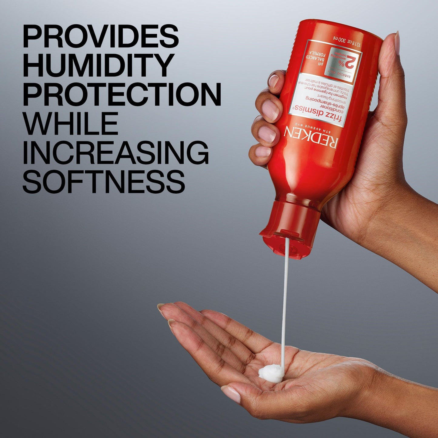Redken Frizz Dismiss Conditioner | For Frizzy Hair | Moisturize, Detangle & Protect From Frizz | Sulfate Free | 1 Fl Oz