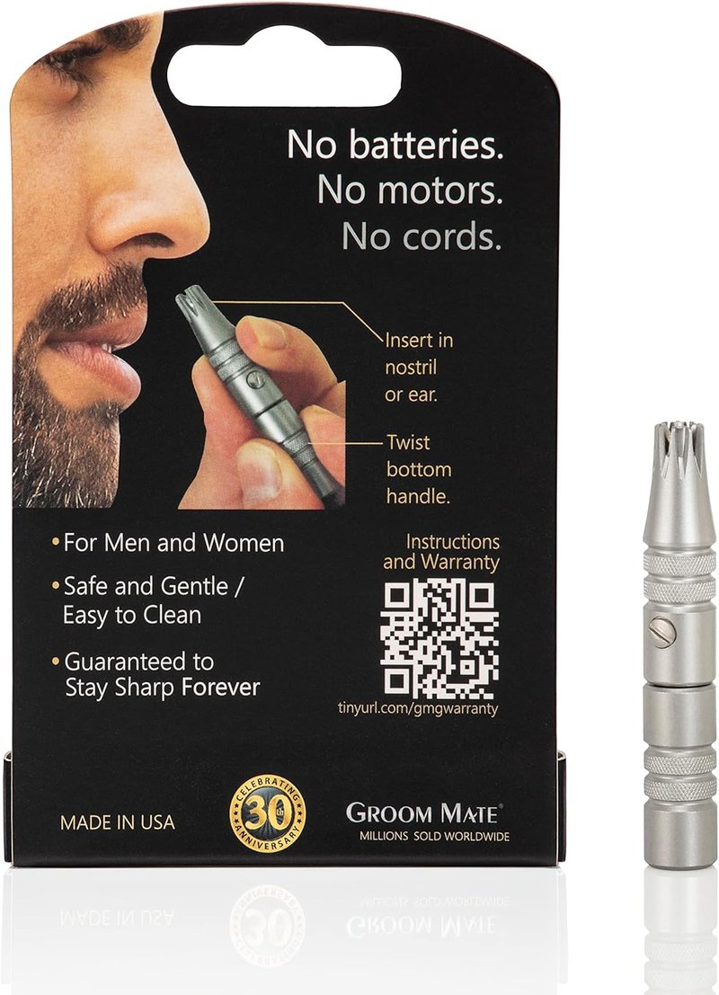 Platinum Nose & Ear Hair Trimmer - Precision Grooming Tool for Men | XL Size
