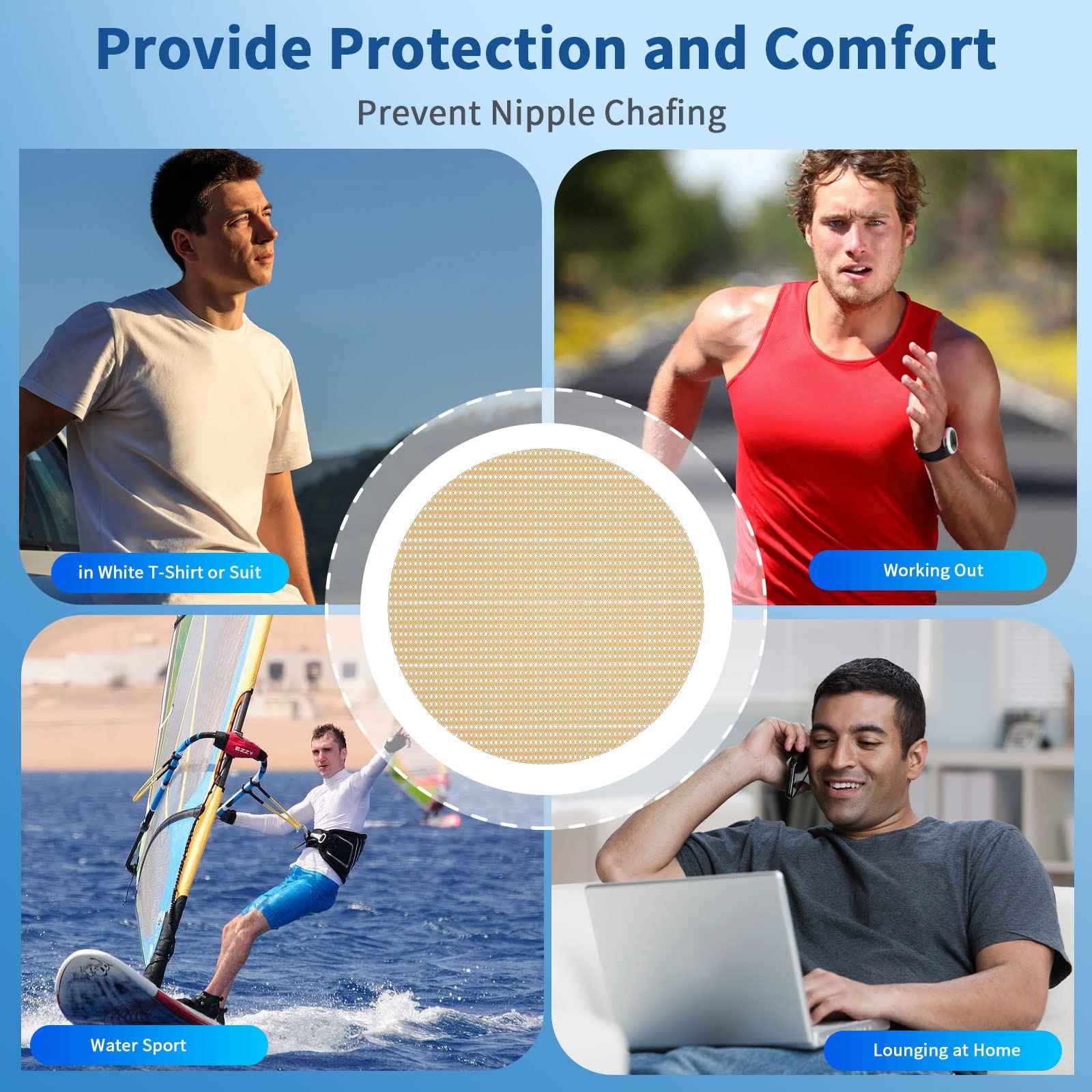 Dobbie Care Men Nipple Cover (CLEAR)