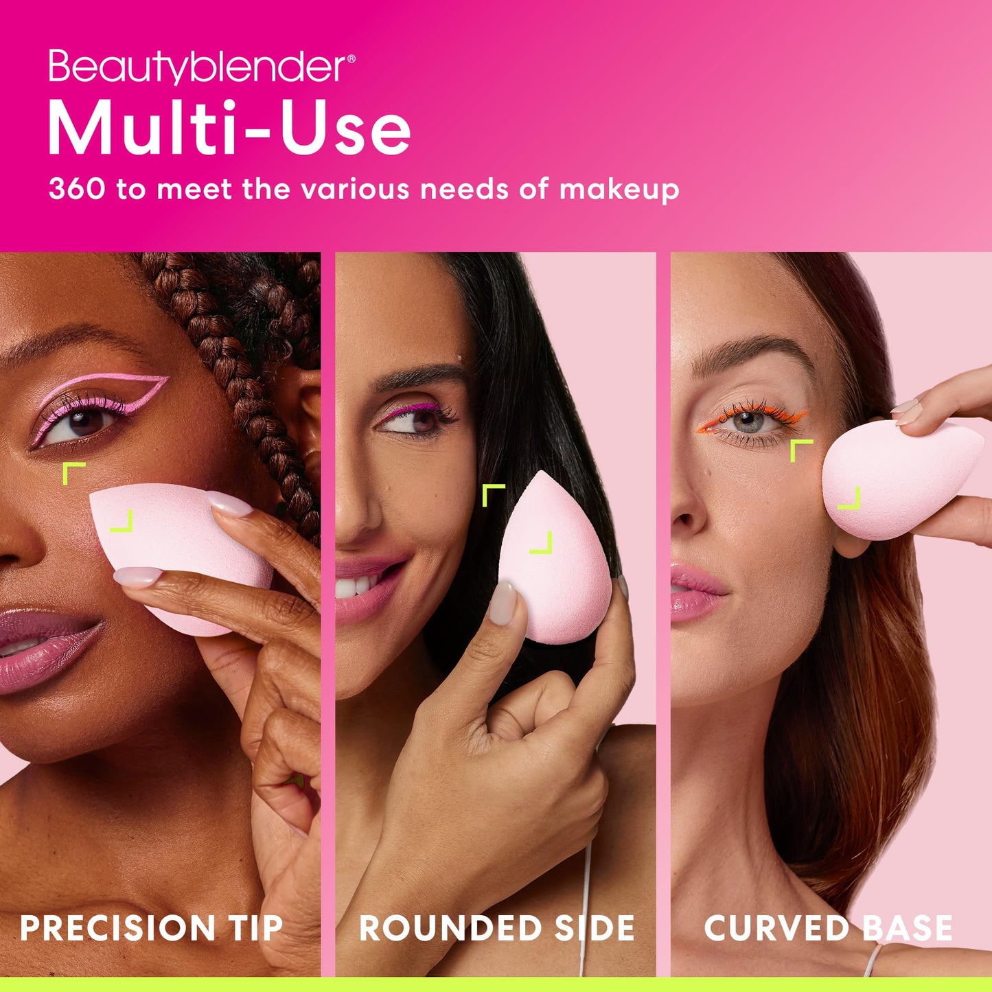 Beautyblender® Bubble Beauty Blender Makeup Sponge, Super-Soft Foam Easily Blends Foundations, Powders & Creams, Made in USA, Reusable, Washable, Streak Free Application