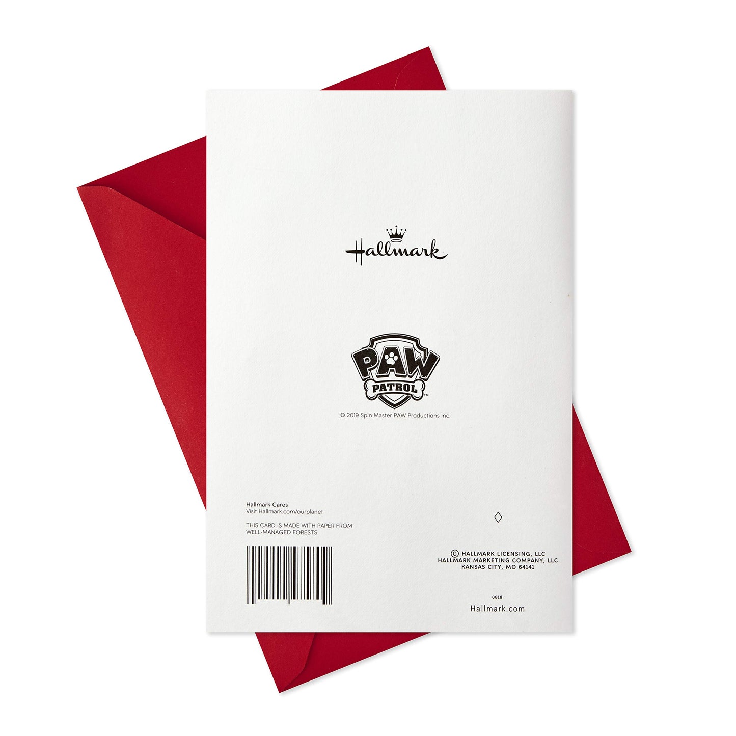 Hallmark Paw Patrol Valentines Day Card for Kids with Stickers (Ready for Adventure)