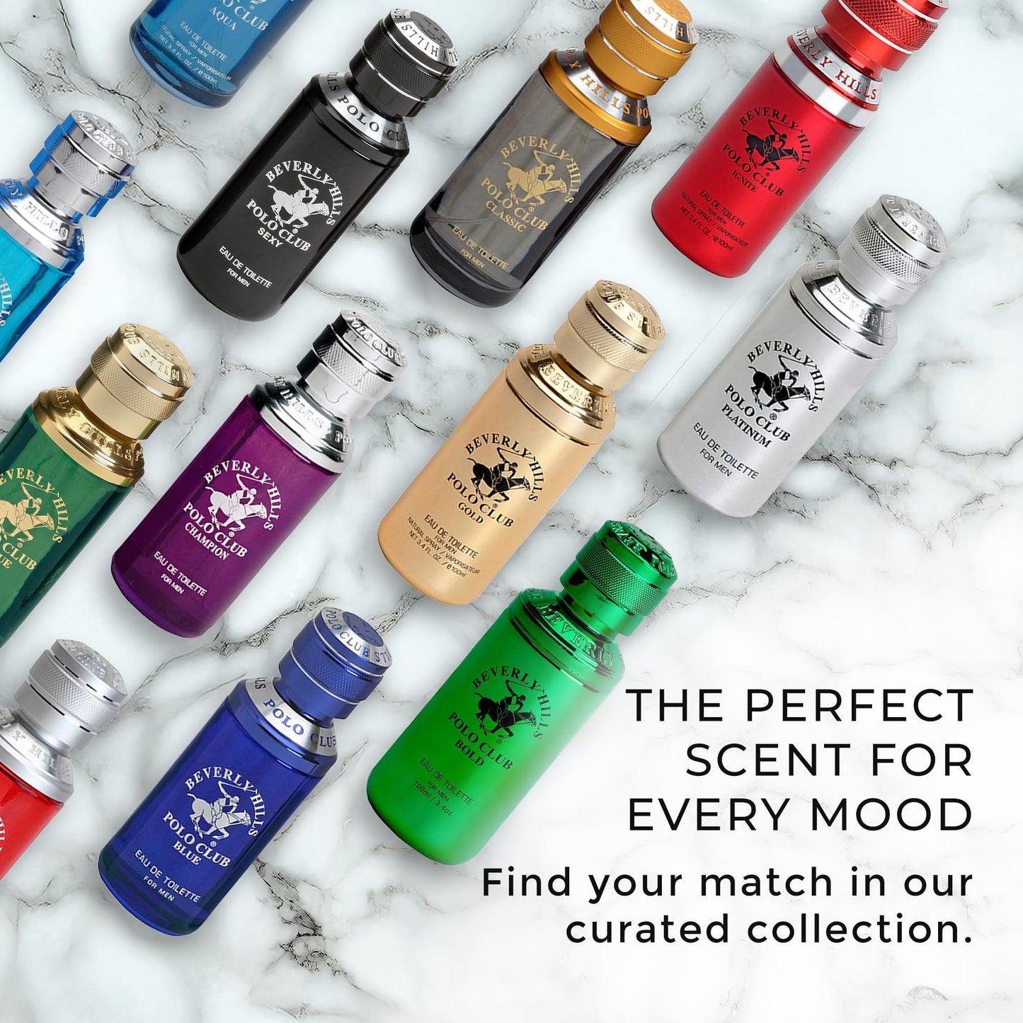 Beverly Hills Polo Club ACTIVE - Cologne for Men with Notes of Citrus - Fresh & Sporty Fragrance Scent - Eau De Toilette Spray 3.40fl.oz / 100ml